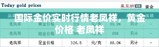 國際金價實時行情老鳳祥，黃金 價格 老鳳祥 