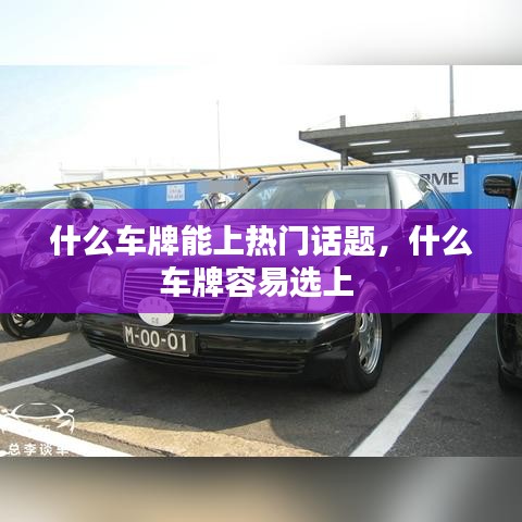 什么車牌能上熱門話題，什么車牌容易選上 