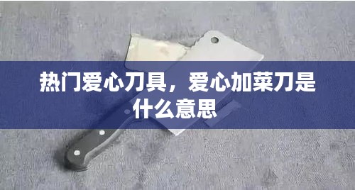 熱門愛心刀具，愛心加菜刀是什么意思 