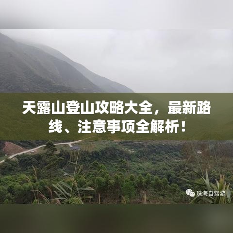 天露山登山攻略大全，最新路線、注意事項全解析！