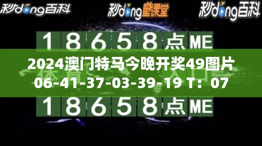 2024澳門特馬今晚開獎(jiǎng)49圖片06-41-37-03-39-19 T：07