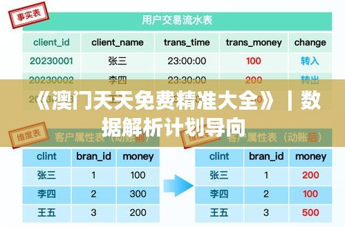 《澳門天天免費(fèi)精準(zhǔn)大全》｜數(shù)據(jù)解析計劃導(dǎo)向