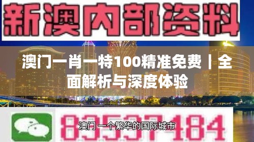 澳門一肖一特100精準(zhǔn)免費(fèi)｜全面解析與深度體驗