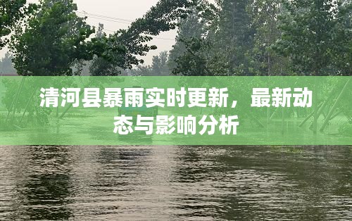 清河縣暴雨實時更新，最新動態(tài)與影響分析