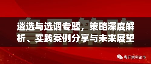 遴選與選調(diào)專題，策略深度解析、實(shí)踐案例分享與未來展望