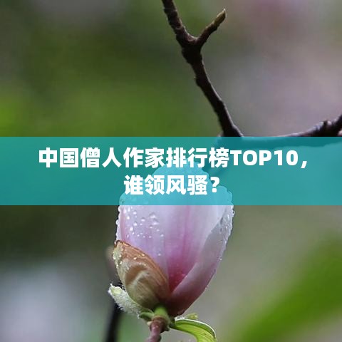 中國(guó)僧人作家排行榜TOP10，誰(shuí)領(lǐng)風(fēng)騷？