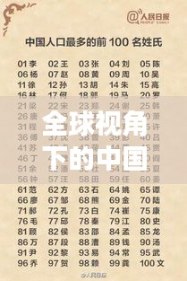 全球視角下的中國(guó)姓氏排名位置揭秘